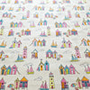 Cotton Fabric - Beach Huts Lighthouse Boats Seaside Print Craft Fabric- Tutti Fruitti