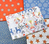 Fat Quarter Bundle - Lewis & Irene - Peace & Joy - Angels Stars & Snowflakes