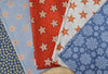 Fat Quarter Bundle - Lewis & Irene - Peace & Joy - Stars & Snowflakes Blenders