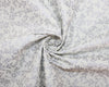 Christmas Fabric - Silver Metallic Leaves on White Craft Fabric