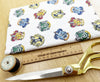 FABRIC REMNANT - Harry Potter Hogwarts House Badges Cotton Fabric - 1m Length