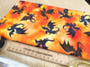 100% Cotton - Fire & Fury Dragons Orange - Nutex Fabric