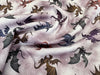100% Cotton - Fire & Fury Dragons Grey - Nutex Fabric