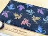 100% Cotton - Fire & Fury Dragons Black - Nutex Fabric