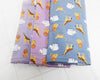 Soft Jersey Fabric - Jungle Safari Animals Blue Cotton Stretch Clothing Fabric