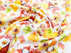 Cotton Fabric - Cute Autumn Gonks & Pumpkins - Digital Print Craft Fabric