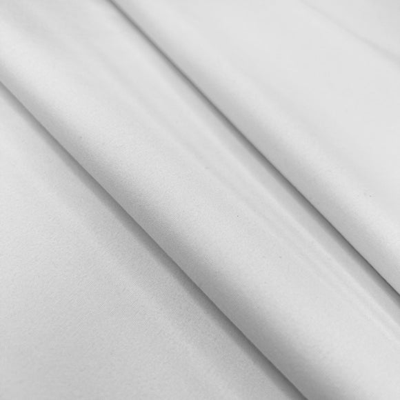 Curtain Lining Fabric - 3 Pass Luxury Thermal Blackout Lining - White 54