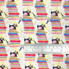 Cotton Fabric - Vintage Sewing Machine - Digital Print Craft Fabric Material