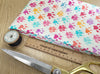 Cotton Fabric - Doggy Paw Print - Candy