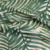 Outdoor Garden Fabric - Leaf Print on Natural Cream - Digitally Printed PU Coated UV Resistant Water Repellent Material