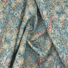 Outdoor Garden Fabric William Morris Golden Lily Cornflower Blue Cushion Fabric