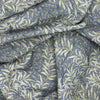 Outdoor Garden Fabric William Morris Willow Bough Charcoal Grey Cushion Fabric