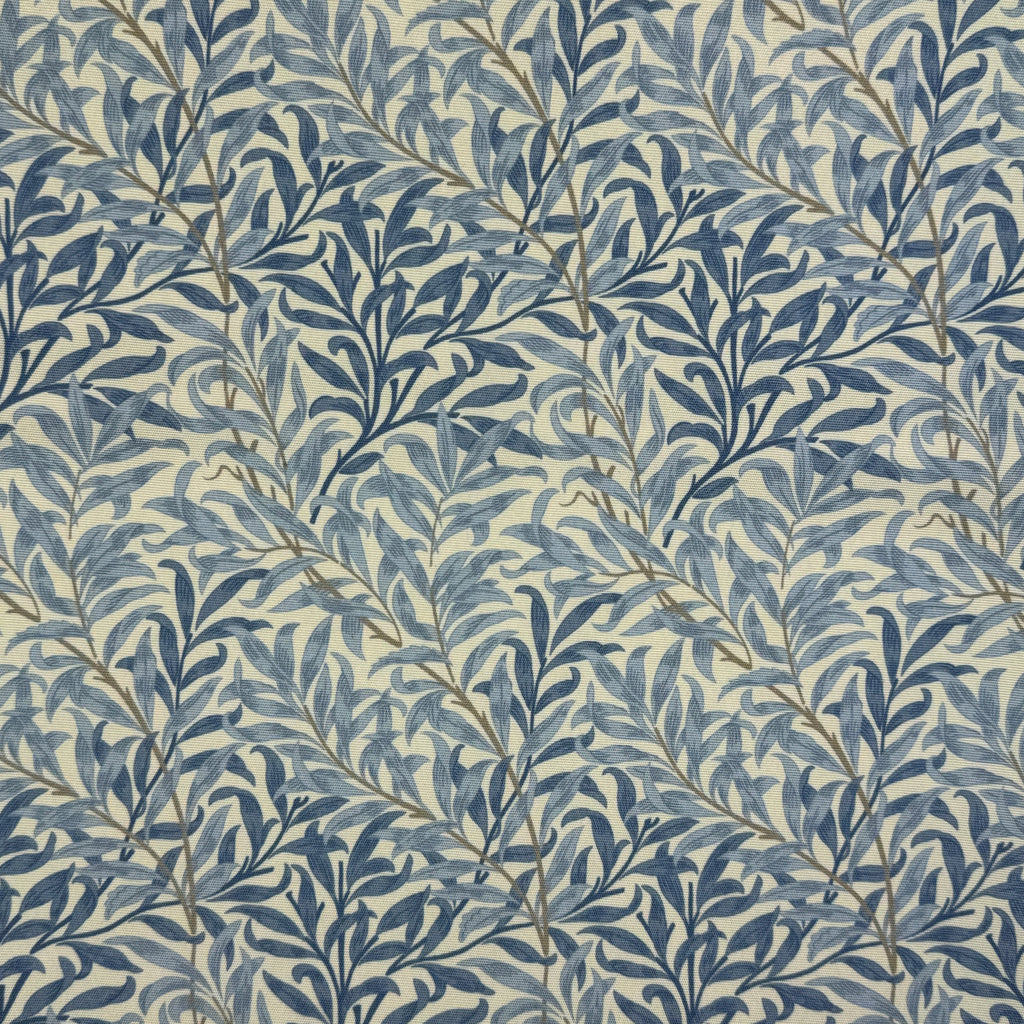 Outdoor Garden Fabric William Morris Willow Bough Sea Breeze Blue Cushion Fabric