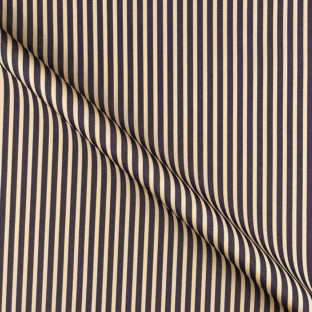 Outdoor Garden Fabric - Watergate Bay - Navy Blue Stripe Water Repellent Fabric