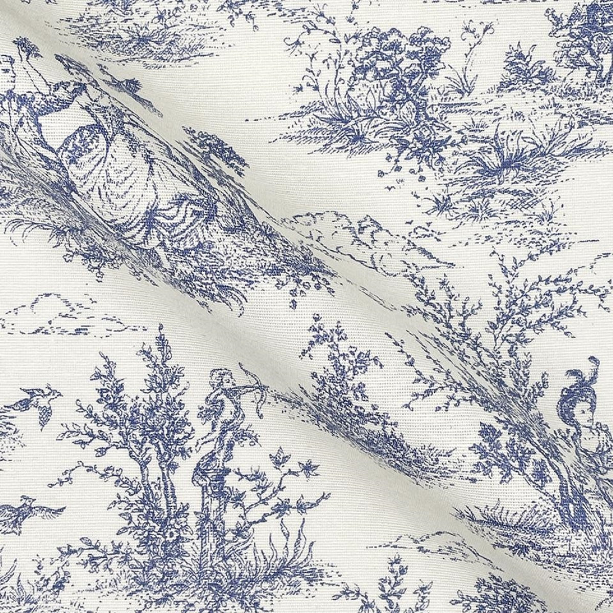 French Toile Cotton Canvas - Folkwear