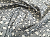 Cotton Poplin Prints - White Sheep Print on Silver Grey