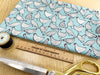 Cotton Fabric - Chicken Hens Bird Print on Duck Egg Blue - Craft Fabric Material