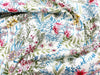 100% Cotton - Meadow Flowers Floral on Ivory - Quality Cotton Craft Fabric Material