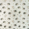 Upholstery Fabric - Little Hedgehogs - Cotton Rich Linen Look Material