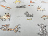 Upholstery Fabric - 'Happy Hounds' Dog Print - Cushion Curtain Craft Fabric