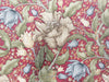 Upholstery Fabric - 'Helmshore' Red Floral Art Collection Print - Cushion Curtain Craft Fabric
