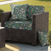 Outdoor Garden Fabric William Morris Strawberry Thief Navy Blue Cushion Fabric