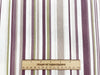 Half Panama Cotton - Mulberry Stripe Print - Craft Upholstery Fabric