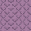 Lewis & Irene Quilting Fabric - 'Loch Lewis' Antlers - Purple