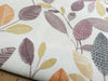 FABRIC REMNANT - Autumn Leaf Print Cotton Canvas Fabric - 0.5m Length