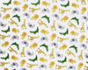 Polycotton Fabric - Safari Animals on White - Craft Fabric Material
