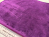 UPHOLSTERY FABRIC REMNANT - Dark Purple Luxury Heavy Velvet Fabric - 1m Length