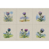 Upholstery Fabric - Cotton Rich Linen Look Material - Panels - Cushion - Wall Art - Thistle