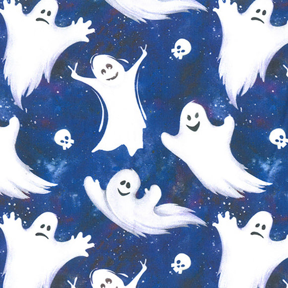 Rose & Hubble Digital Halloween Cotton Prints - Spooky Ghosts