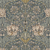 William Morris Fabric - Honeysuckle Steel Grey - Furnishing Curtain Cushion Fabric