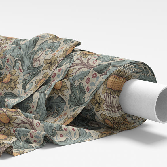 William Morris Fabric - Orchid Tourmaline - Furnishing Curtain Cushion Fabric