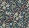 William Morris Fabric - Golden Lily Jewel - Furnishing Curtain Cushion Fabric