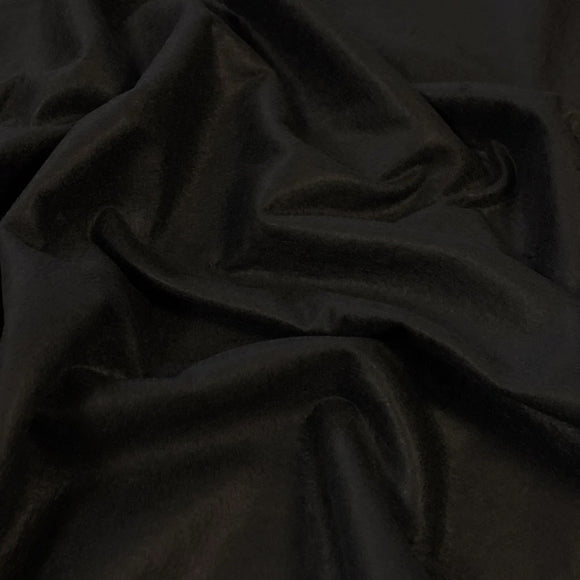 Black Felt Fabric - Plain Felt Polyester Craft Fabric Material - 40