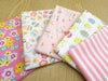 Fat Quarter Bundle - Cute Easter Bunny Pink Spring Floral Fabric Mix