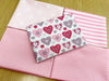 Fat Quarter Bundle - New Baby Girl Love Heart Pink Bunting Craft Fabric Material
