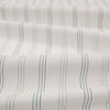 Upholstery Fabric - Loire Tide Blue Stripe Cotton Canvas Curtain Cushion Blind Fabric
