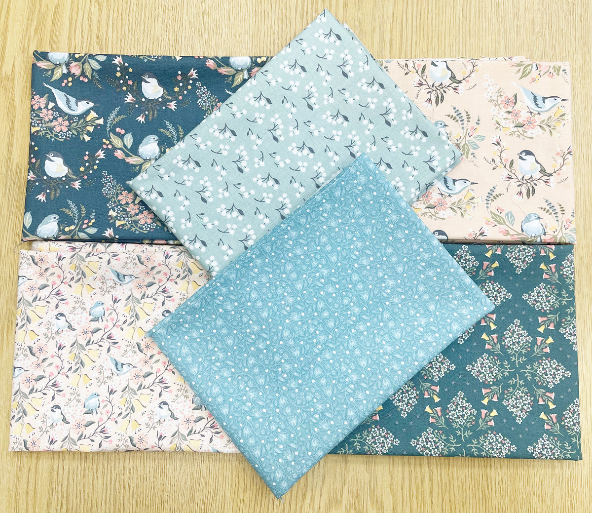 Navy Blue/Teal Fat Quarter hotsell Bundle (16)