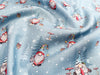 Nutex Fabric - Winter Gonks - Blue Christmas Craft Fabric Material