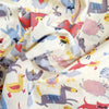 Children's Fabric - Farm Yard Animals on Cream - Polycotton Prints