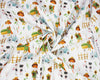 Children's Fabric - Cute Fox Little Johnny Goes to the Farm - 100% Cotton Prints