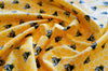 Cotton Fabric - Bee & Honeycomb Print on Yellow