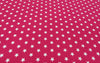 Craft Cotton Fabrics ~ White Stars on Cherry Red ~ 57" - 145 cm 100% Cotton Prints