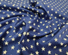 Craft Cotton Fabrics ~ White Stars on Royal Blue ~ 57" - 145 cm 100% Cotton Prints
