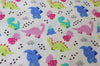 Childrens Fabrics ~ Dinosaur Print ~ Ivory ~ 100% Cotton Poplin Prints