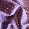100% Cotton Poplin - White Stars & Spots on Lilac