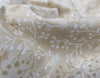 Flutter Blender Fabric - Ivory Cream Floral Butterfly Print Fabric - 100% Cotton